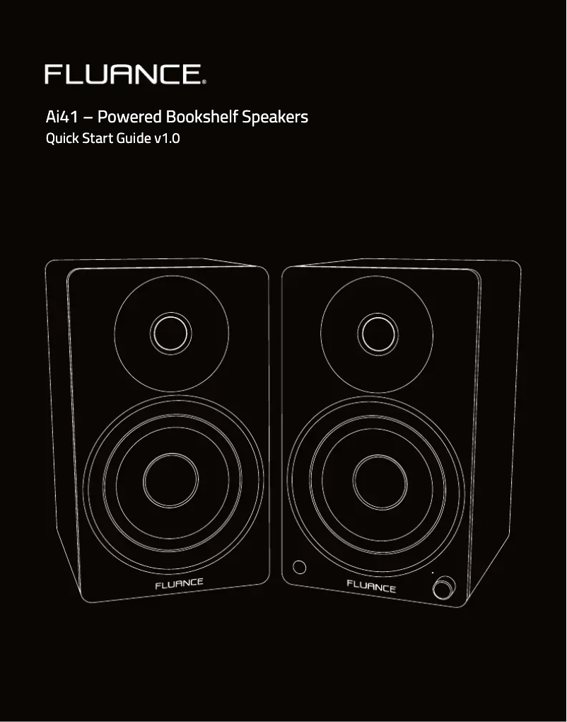 Page 1 de la notice Guide de démarrage rapide Fluance DB12