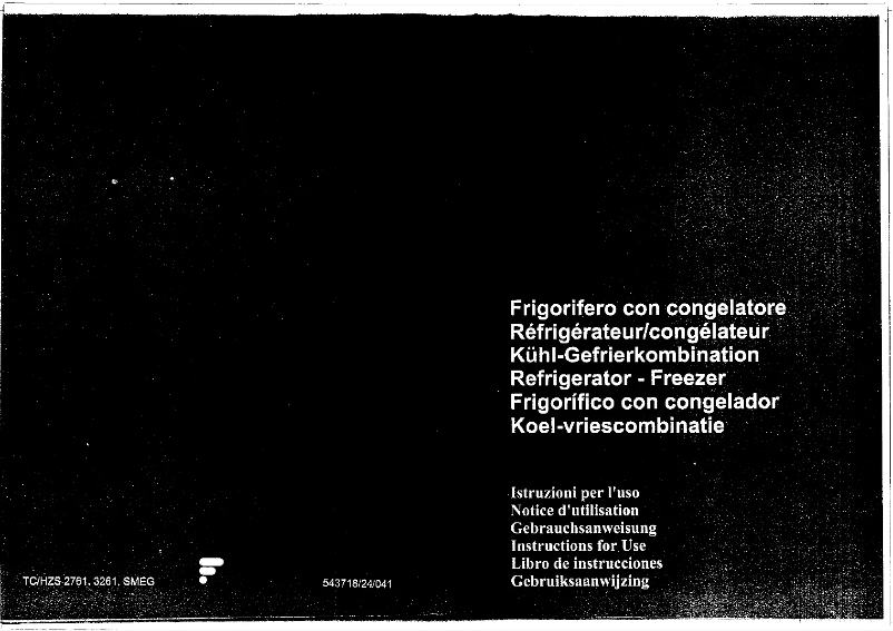 Página 1 del manual Manual de usuario Smeg FA311X