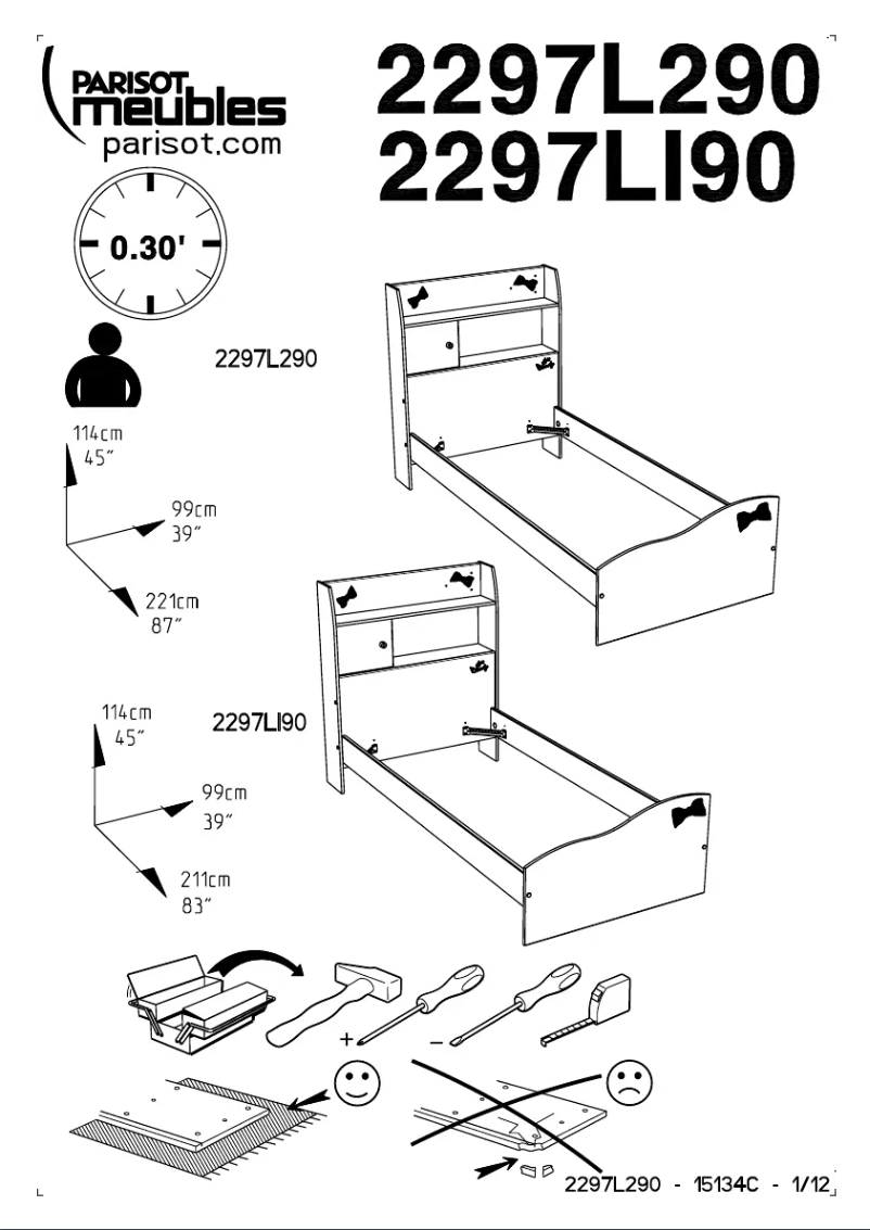 Image de la première page du manuel de l'appareil Lovely Light 2297LI90