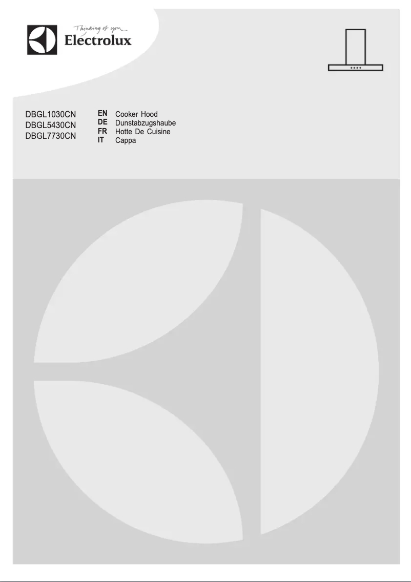 Página 1 del manual Manual de usuario Electrolux DBGL7730CN