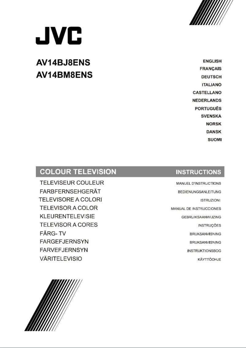 Page n°1 - Manuel utilisateur JVC AV14BM8S