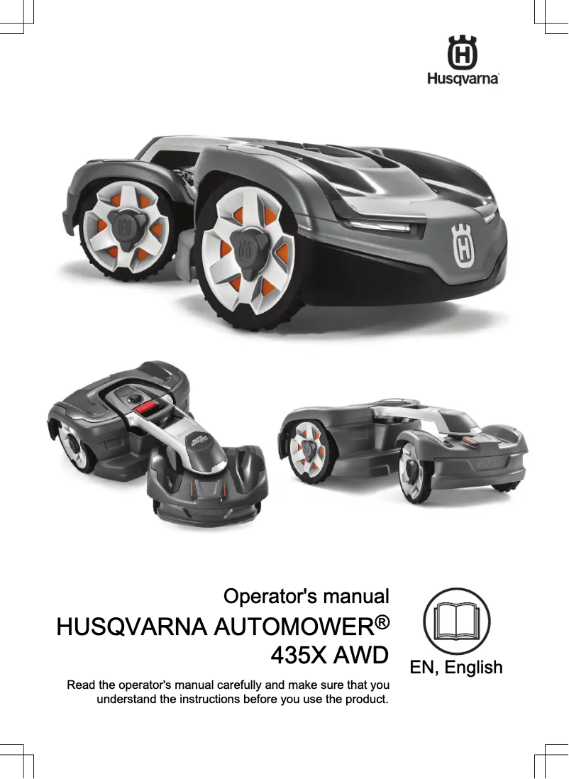Page n°1 - Manuel utilisateur Husqvarna Automower 230 ACX