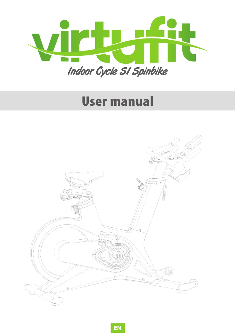 Página 1 del manual Manual de usuario VirtuFit Indoor Cycle S1