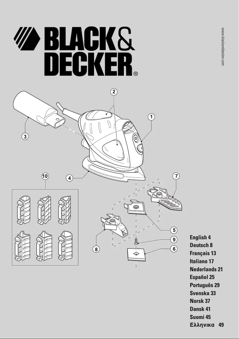 Page n°1 - Manuel utilisateur Black & Decker KA165GT