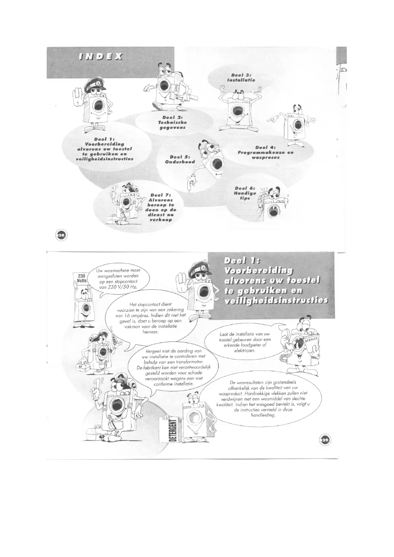 Page 1 de la notice Manuel utilisateur Beko WB7212M