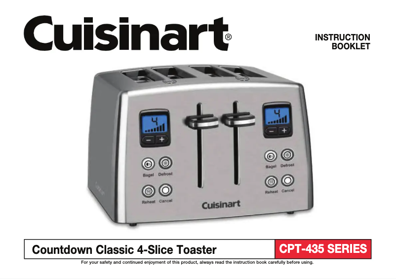 Image de la première page du manuel de l'appareil Countdown Classic CPT-435