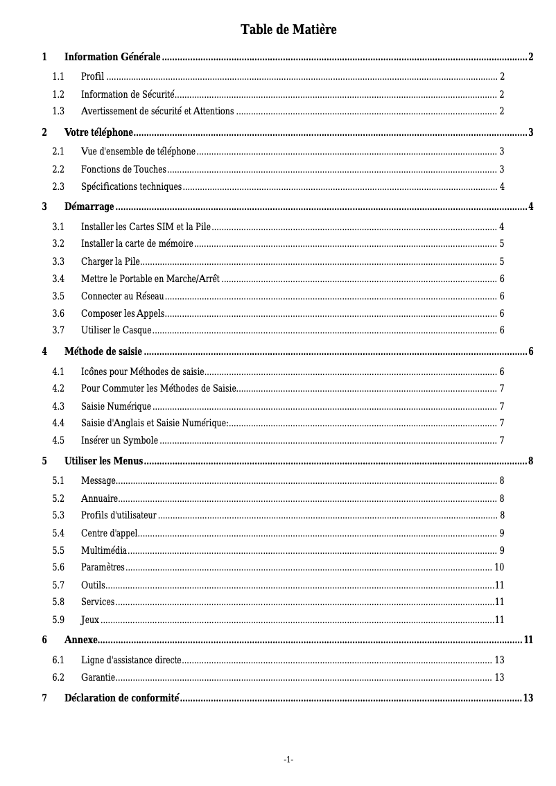 Image de la première page du manuel de l'appareil M15D