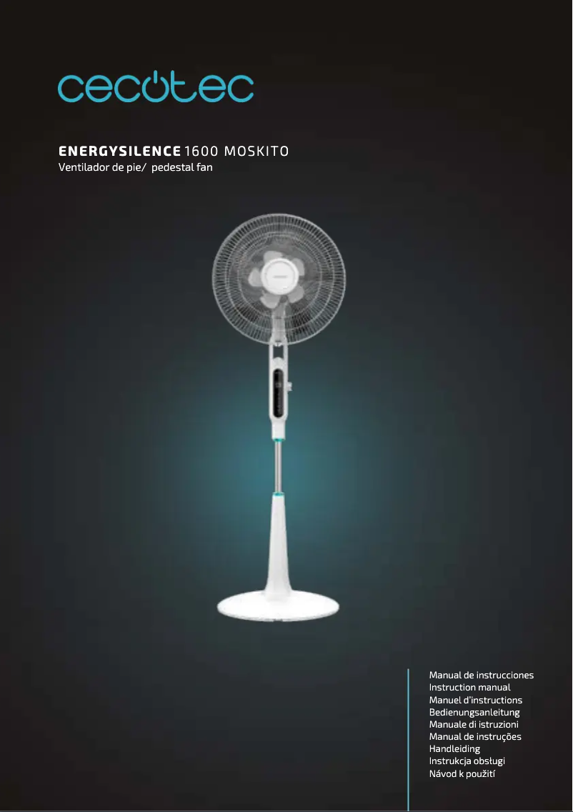Page 1 de la notice Manuel utilisateur Cecotec EnergySilence 1600 Moskito