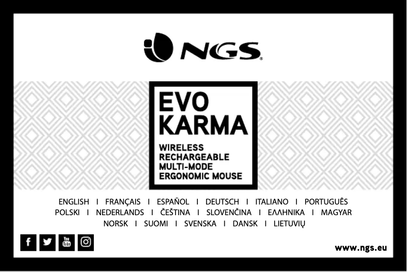 Page 1 de la notice Manuel utilisateur NGS EVO Karma