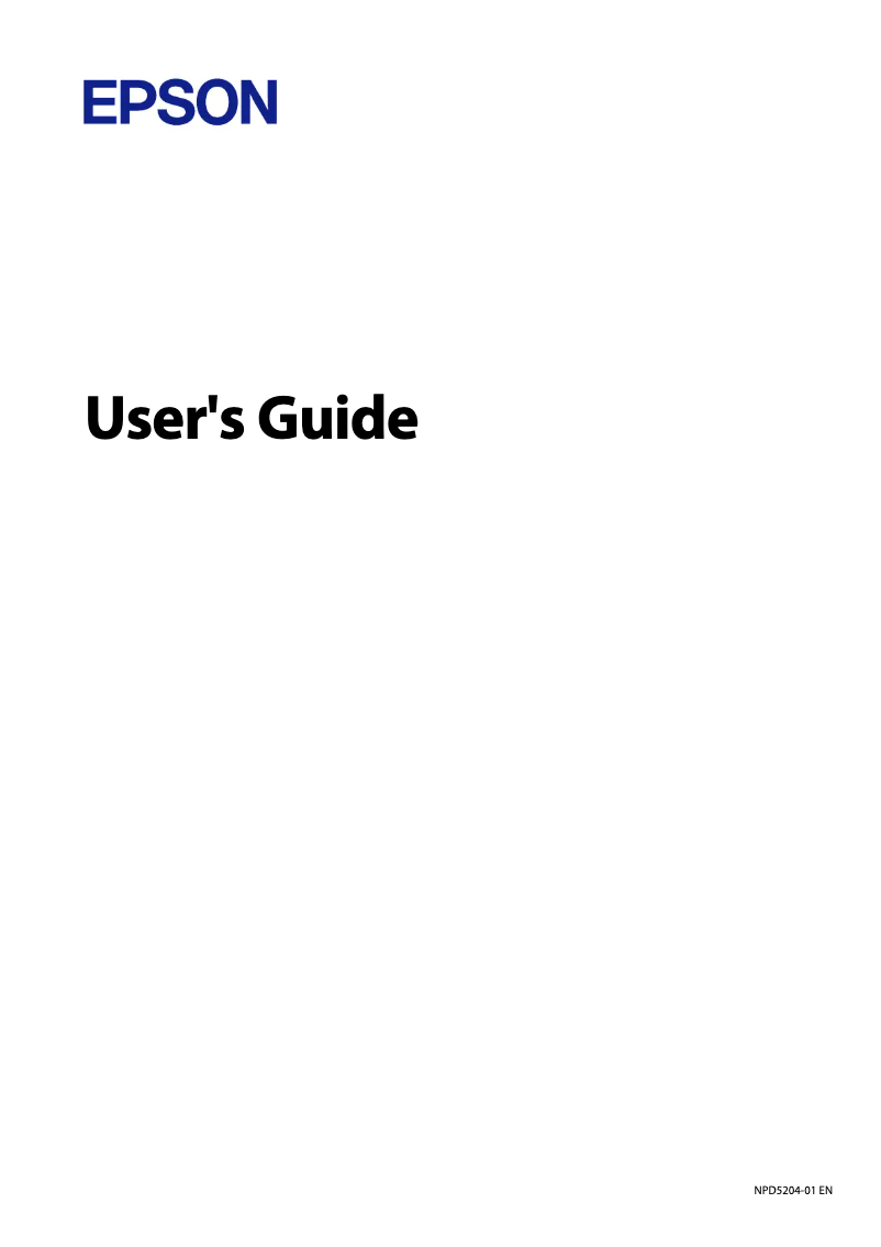 Page n°1 - Manuel utilisateur Epson EcoTank L132