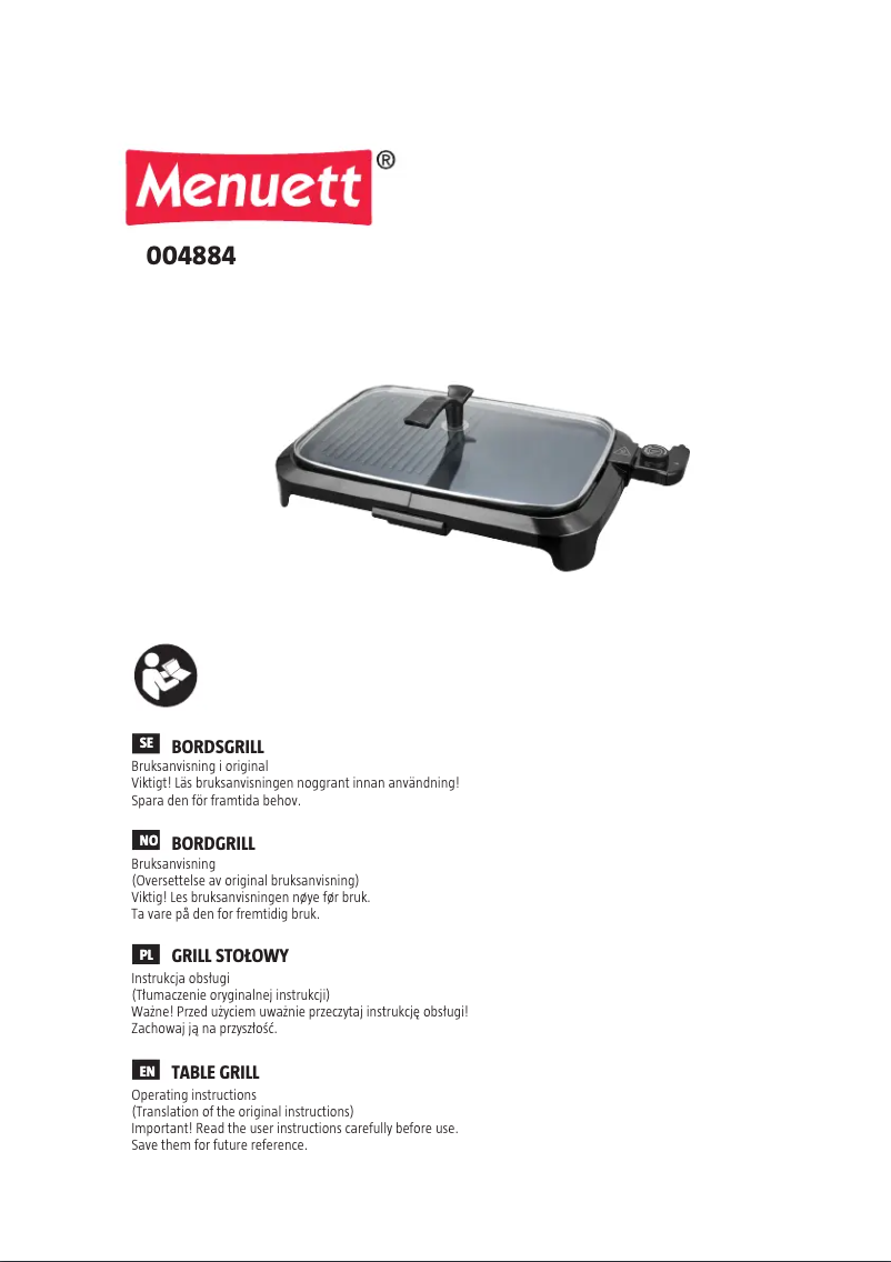 Image de la première page du manuel de l'appareil 004884