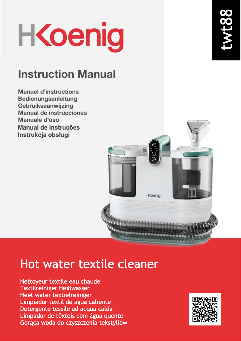 Page 1 de la notice Manuel utilisateur H.Koenig TWT88