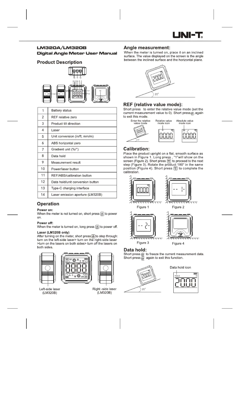 Image de la première page du manuel de l'appareil LM320B