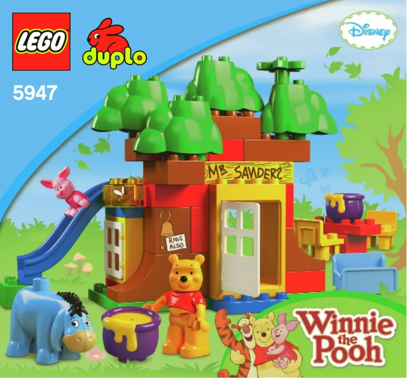Page 1 of the manual User Manual Lego Winnie the Pooh's House