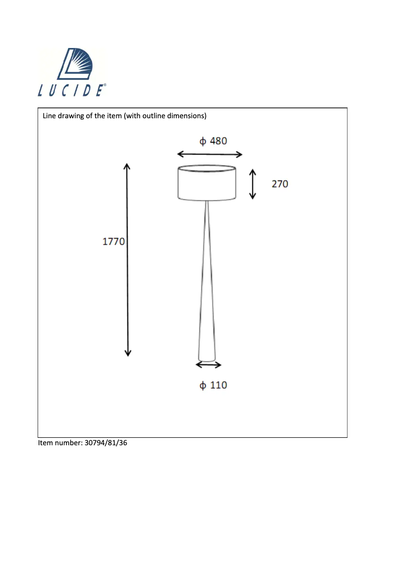 Image de la première page du manuel de l'appareil Conos 30794/81/36