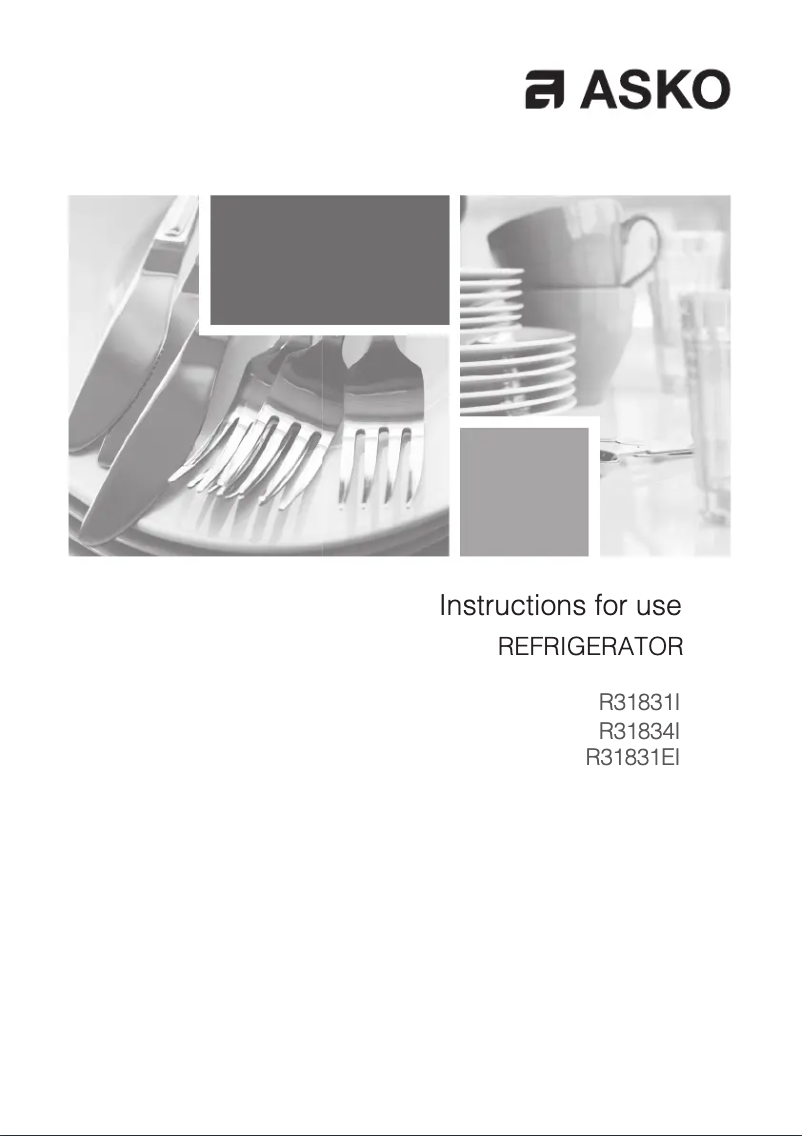 Image de la première page du manuel de l'appareil R31841I