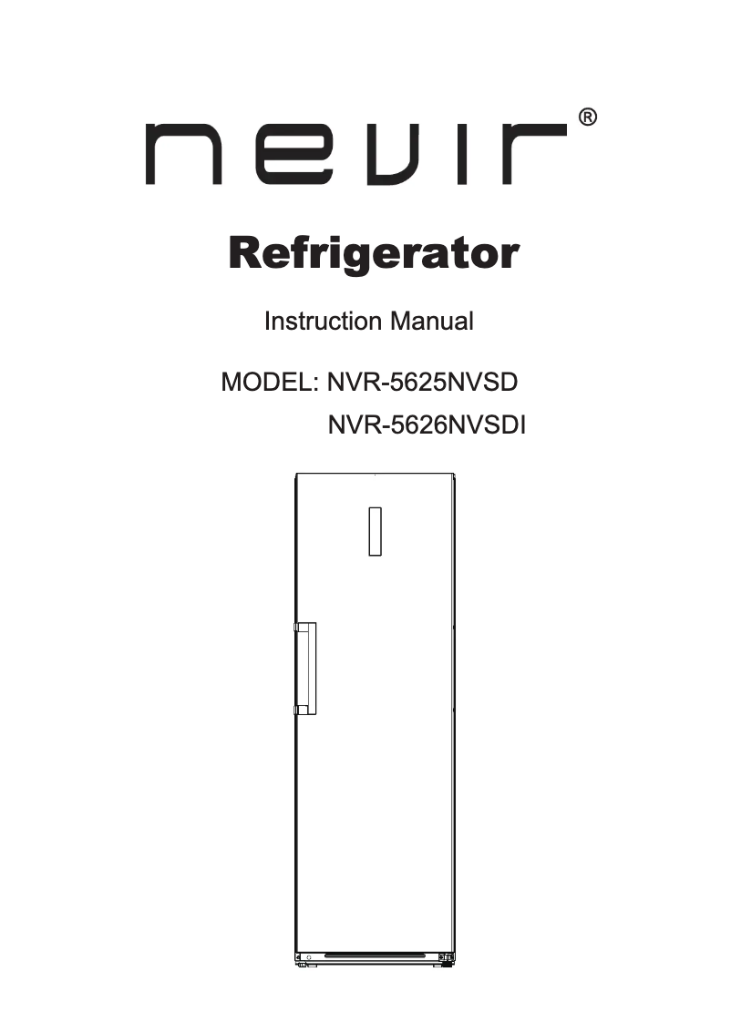 Image de la première page du manuel de l'appareil NVR-5625NVSD