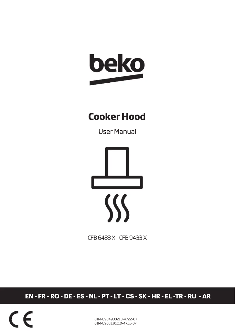 Page 1 of the manual User Manual Beko CFB 6433 X