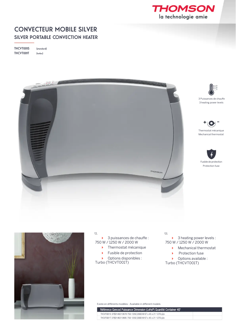 Imagen de la primera página del manual del dispositivo THCVT001S