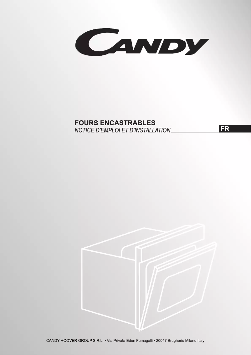 Page n°1 - Manuel utilisateur Candy FBP645X