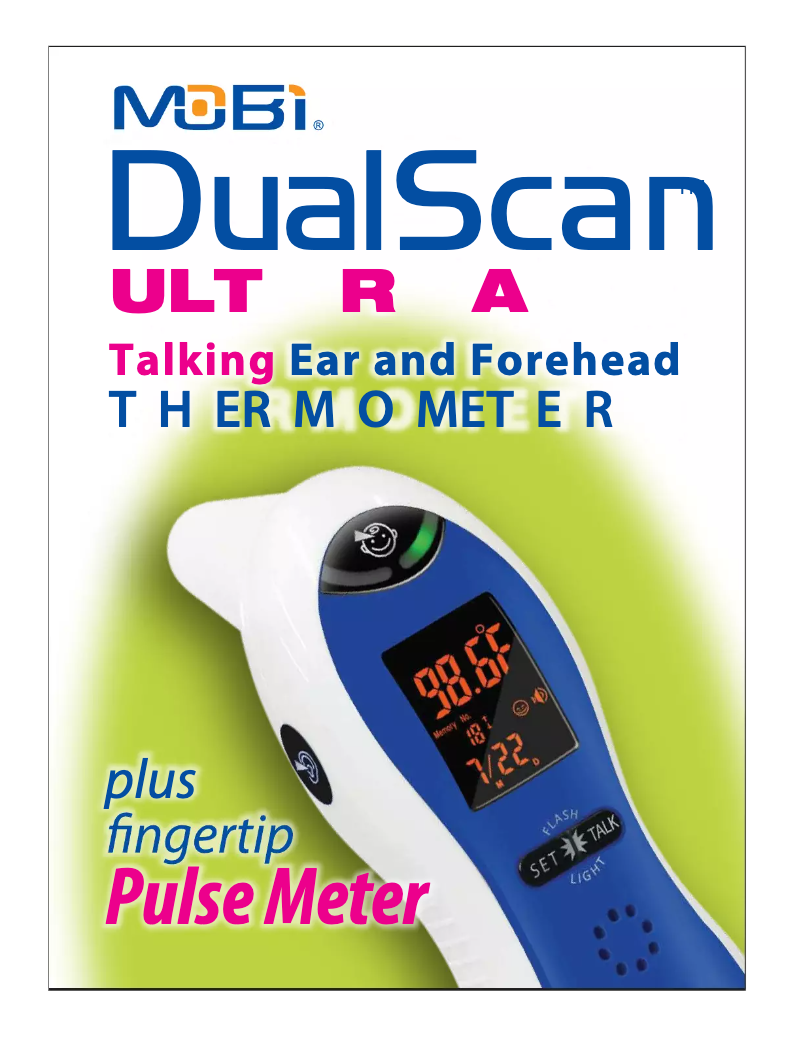 Page 1 de la notice Manuel utilisateur Mobi DualScan Ultra