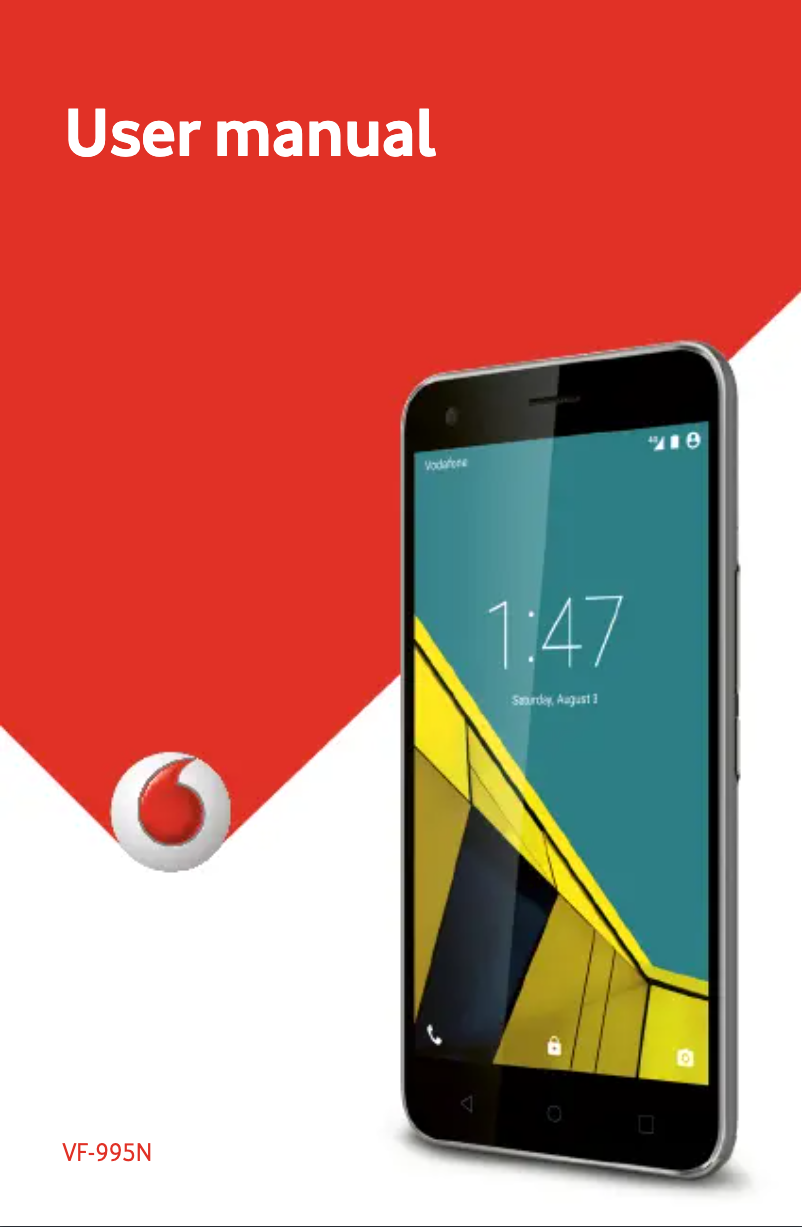 Page 1 de la notice Manuel utilisateur Vodafone Smart Ultra 6