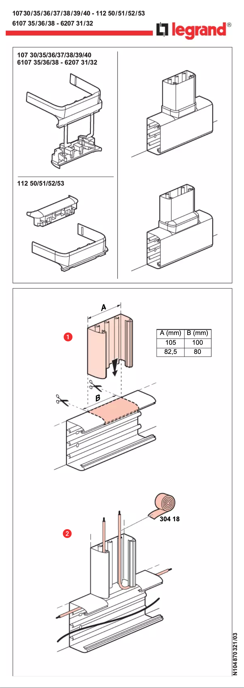 Page 1 de la notice Manuel utilisateur Legrand 010735