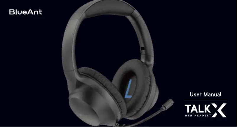 Page n°1 - Manuel utilisateur BlueAnt TalkX