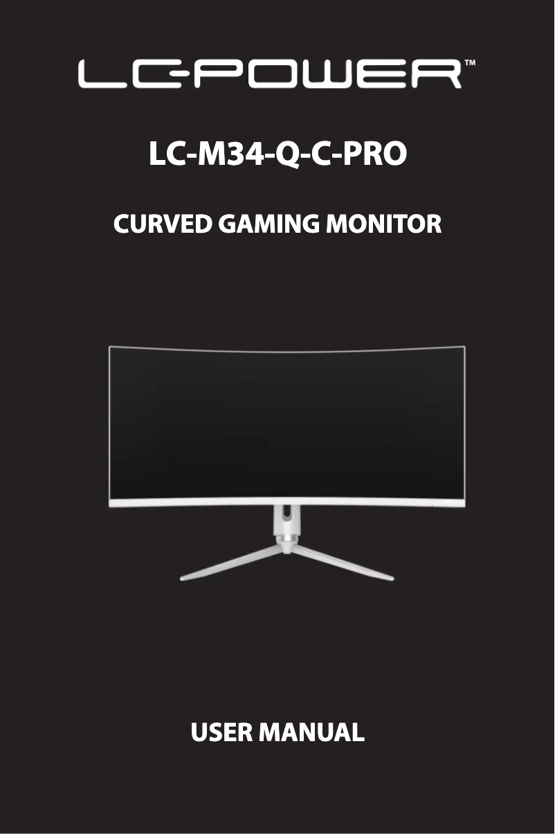 Page n°1 - Manuel utilisateur LC-Power LC-M34-Q-C-PRO