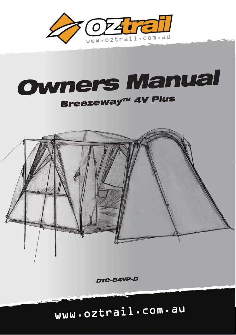 Página 1 del manual Manual de usuario OZtrail Breezeway 4V Plus