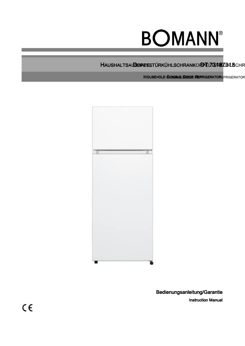 Image de la première page du manuel de l'appareil DT 7318