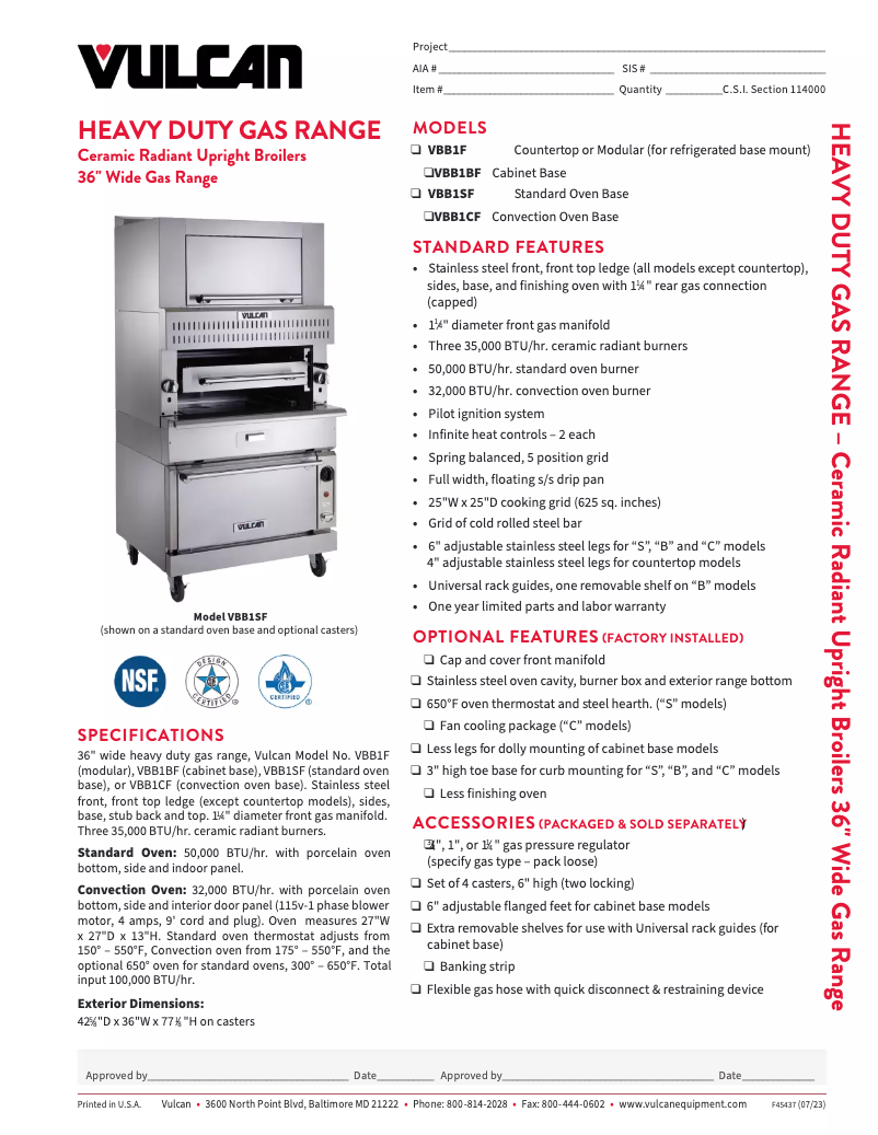 Image de la première page du manuel de l'appareil VBB1BF