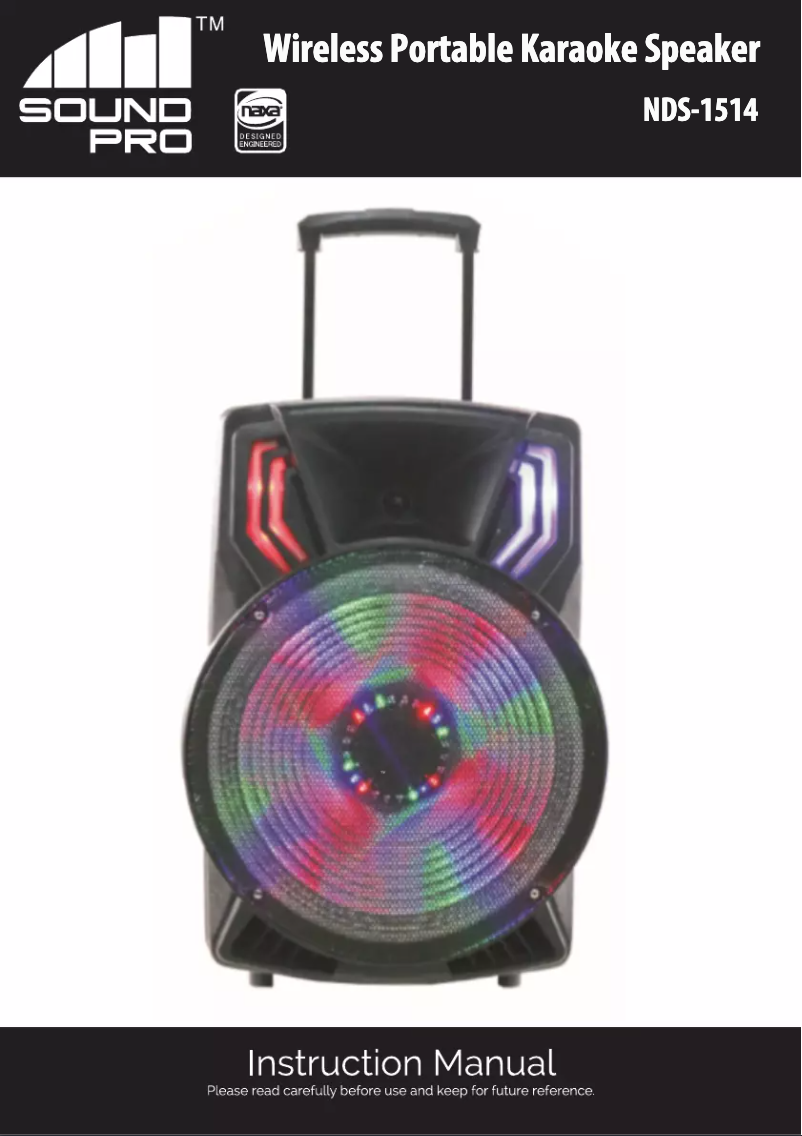 Page 1 de la notice Manuel utilisateur Naxa NDS-1514