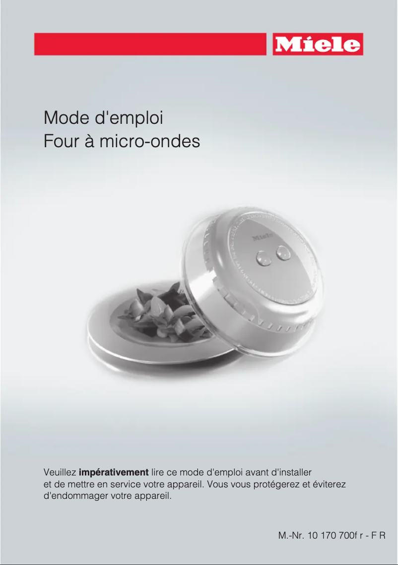 Image de la première page du manuel de l'appareil M6262