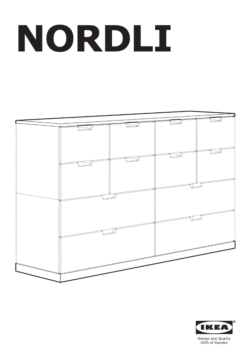 Página 1 del manual Manual de usuario Ikea NORDLI 303.834.79