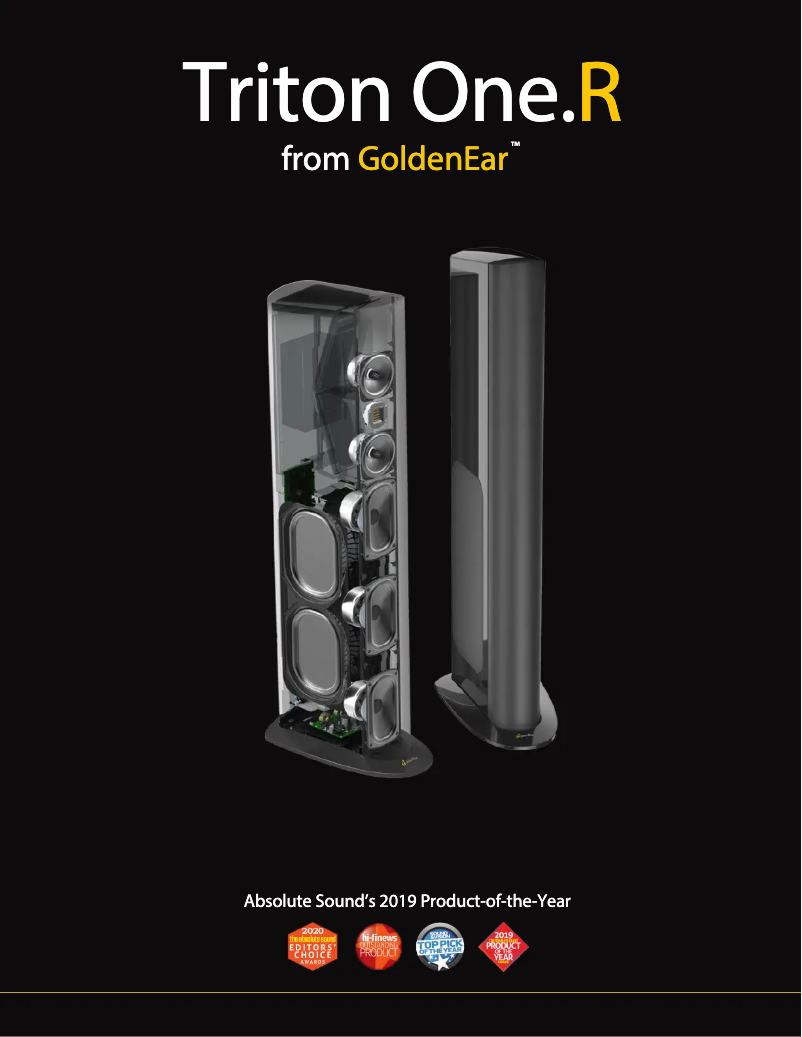 Page n°1 - Brochure GoldenEar Triton One.R