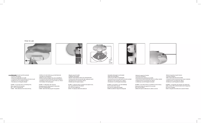 Page n°1 - Manuel utilisateur Smartwares SC37