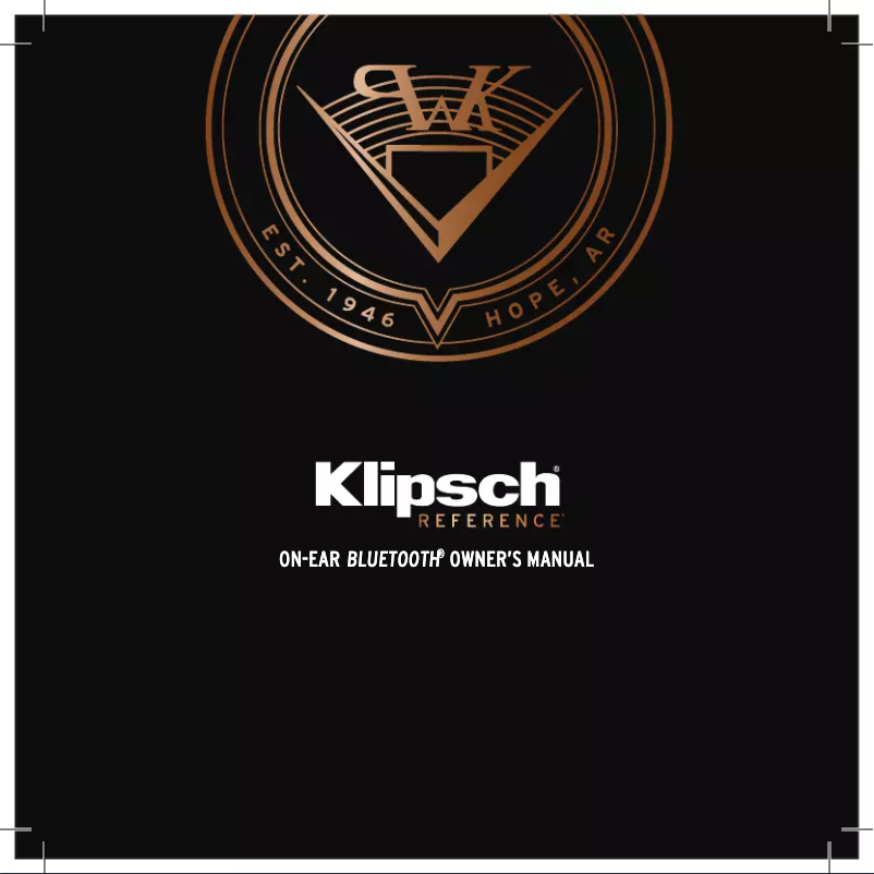 Página 1 del manual Manual de usuario Klipsch Reference On-Ear