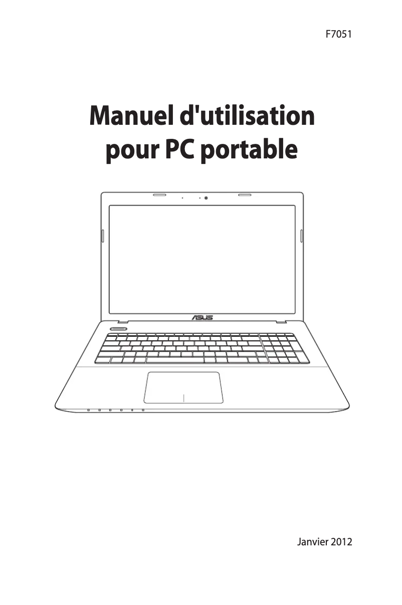Image de la première page du manuel de l'appareil F75A
