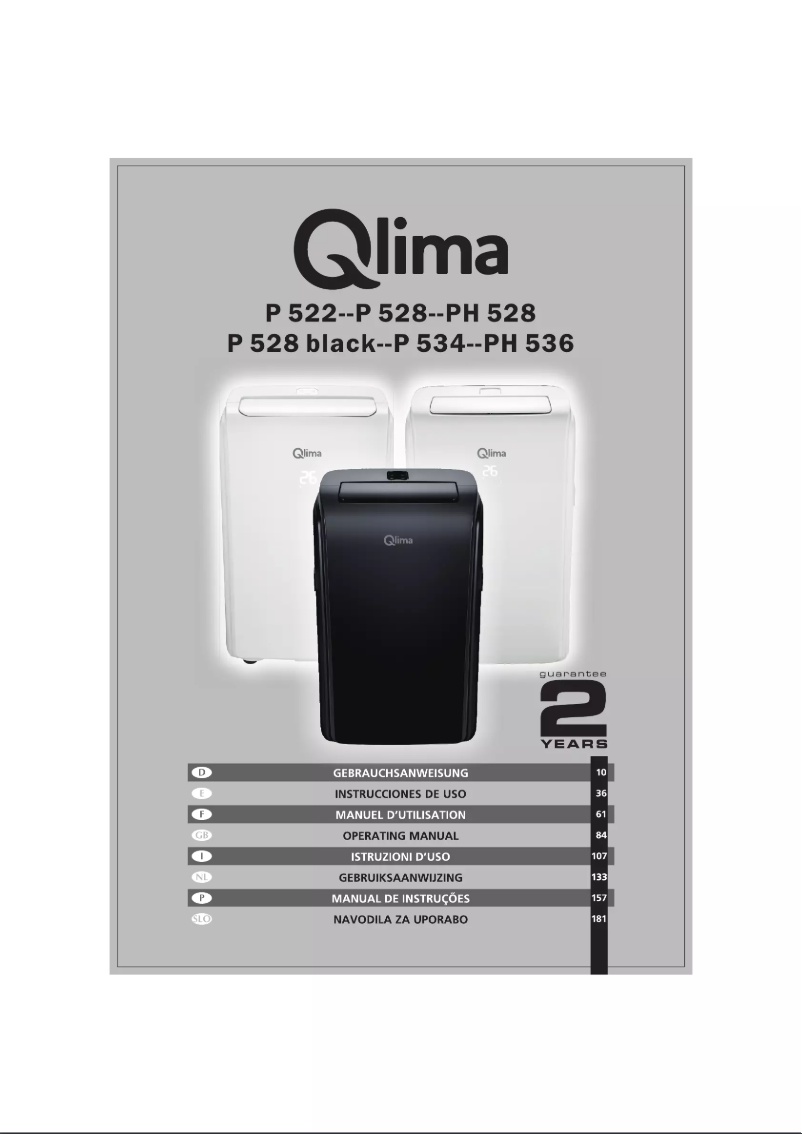 Image de la première page du manuel de l'appareil P528