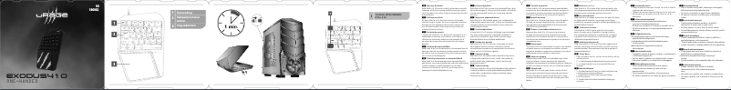 Page 1 de la notice Manuel utilisateur Hama uRage Exodus 410 One-Handed