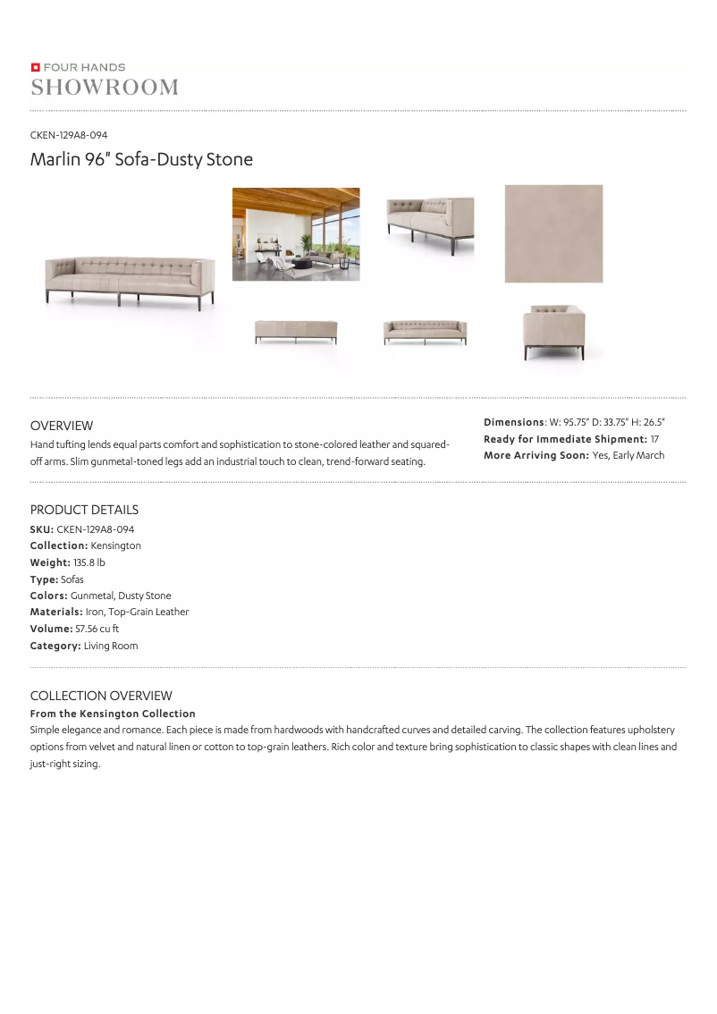 Página 1 del manual Manual de usuario Four Hands CKEN-129A8-094