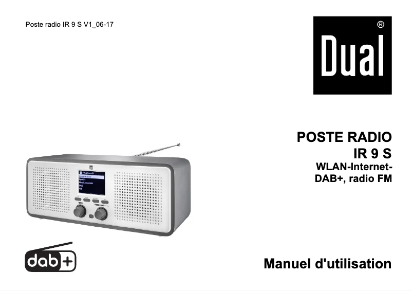 Page 1 de la notice Manuel utilisateur Dual IR 9 S