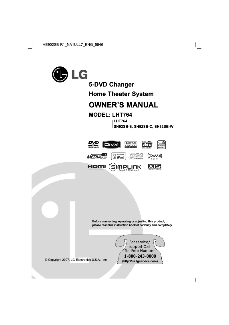 Imagen de la primera página del manual del dispositivo HE902SB-R1