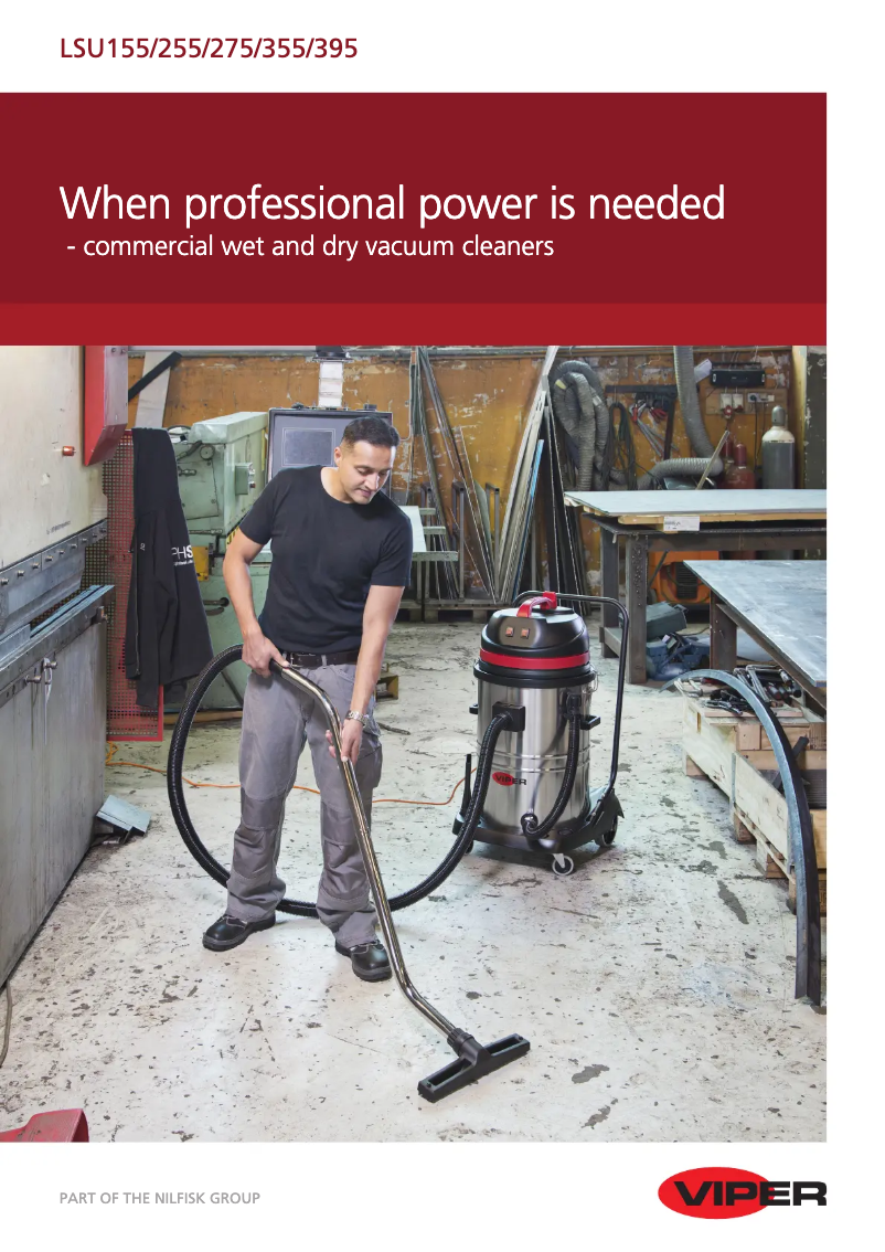 Page n°1 - Brochure Nilfisk Viper LSU155