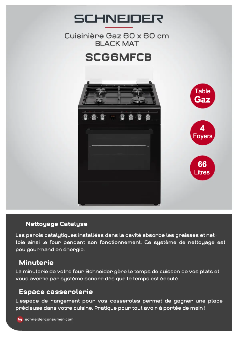 Página 1 del manual Manual de usuario Schneider SCG6MFCB