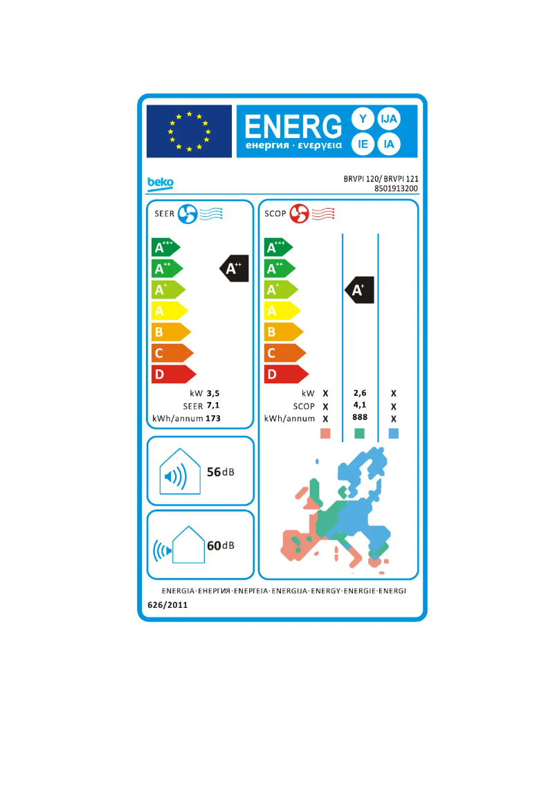 Image de la première page du manuel de l'appareil BRVPI 120/ BRVPI 121