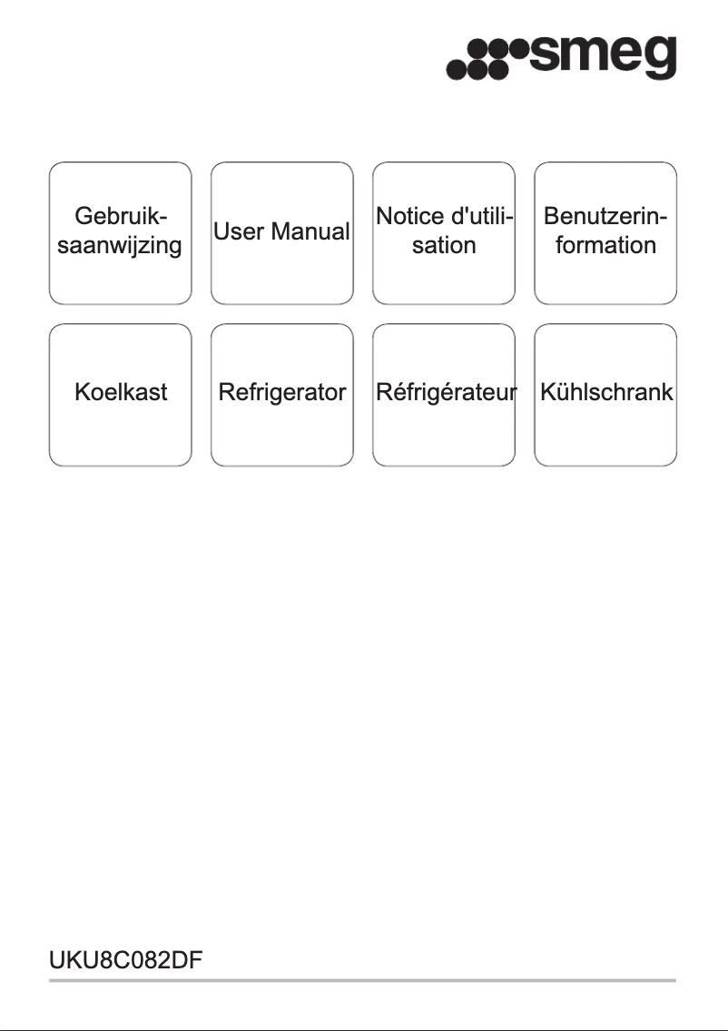 Page 1 de la notice Manuel utilisateur Smeg UKU8C082DF