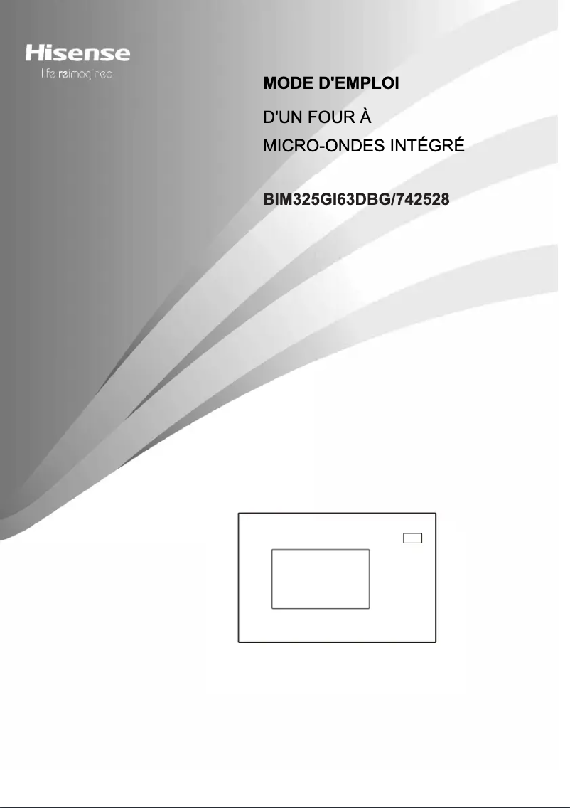 Image de la première page du manuel de l'appareil BIM325GI63DBG