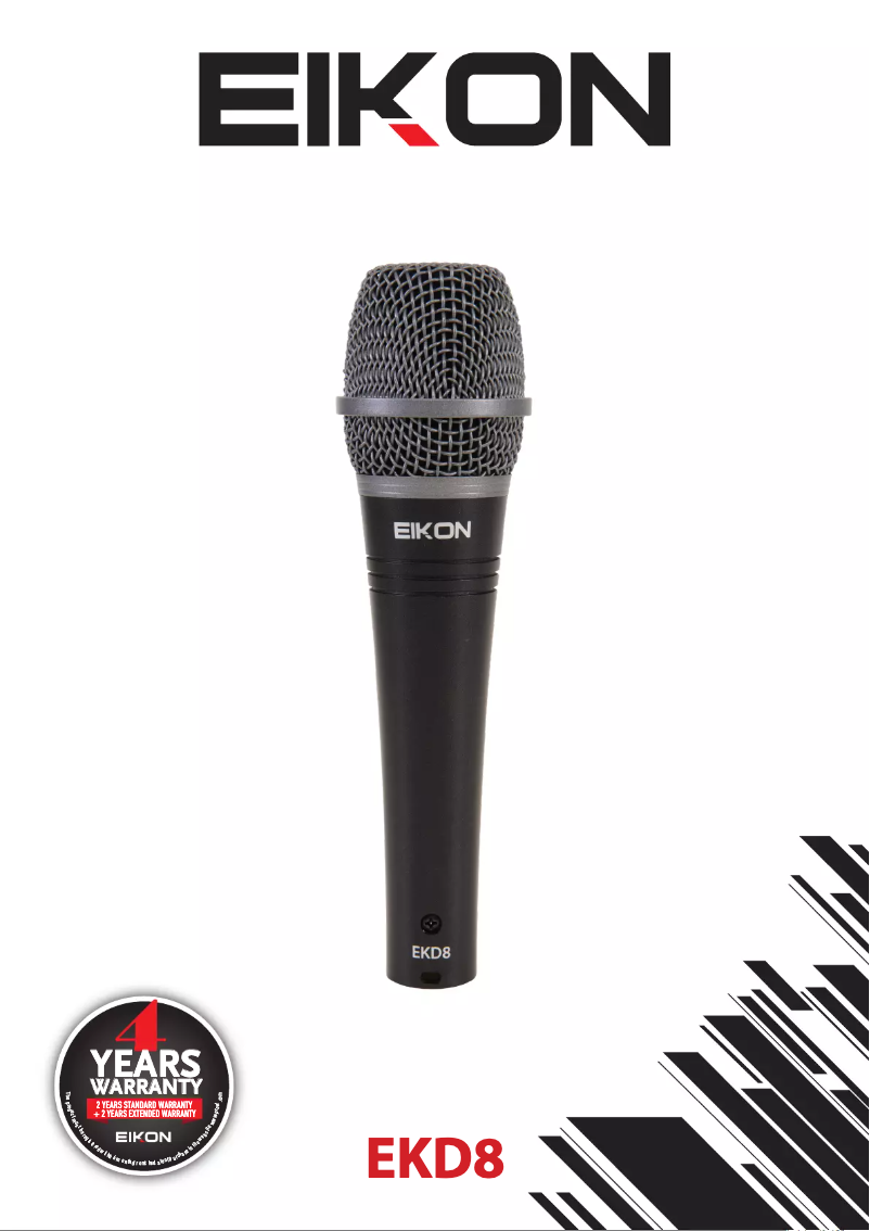 Image de la première page du manuel de l'appareil EKD8